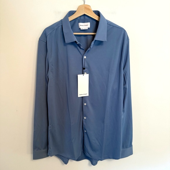 NWT Ministry of Supply Men’s Apollo Dress Shirt – XXL Slim